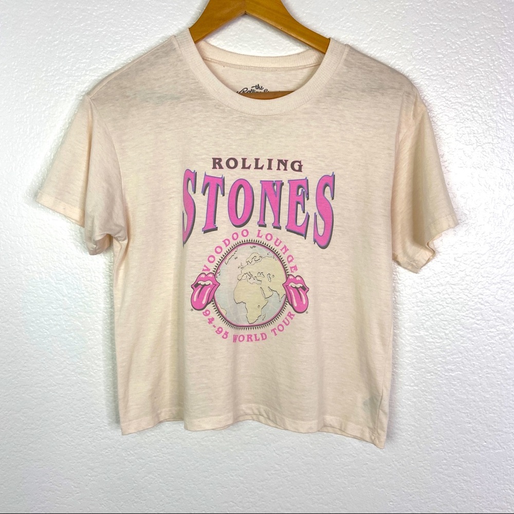 AMERICAN EAGLE The Rolling Stones Cropped Graffic Tee